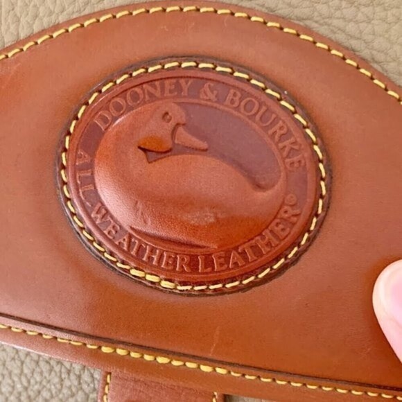 Dooney & Bourke Vintage Made in USA Leather Top Handle Carrier Shoulder Purse - Picture 6 of 16